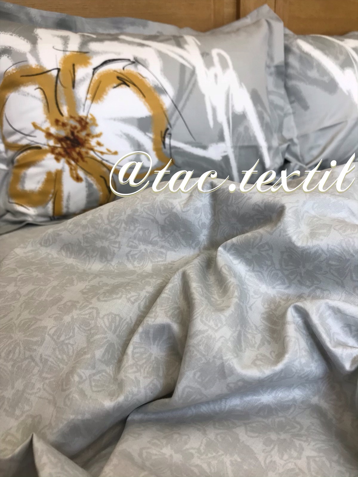 Двуспальный евро комплект TAC SC NEV.TK ROMY CK V03-GRI — изображение 6