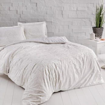 Комплект постільної білизни сімейний TAC SC NV.TK CASTILLO FAMILY V01-KREM