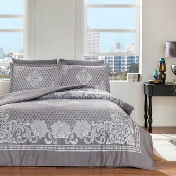 Комплект постільної білизни TAC SATEN DELUX NV.TK LAIGNA CK V03-VIZON