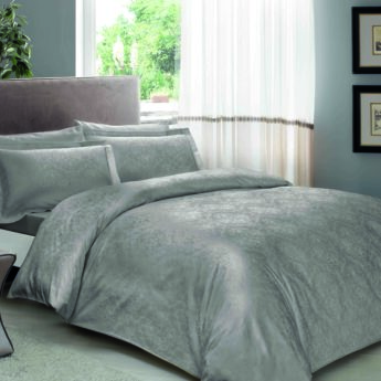 Двуспальный евро комплект TAC JAKAR SATEN NV.TK DARIA CK ANTRASIT